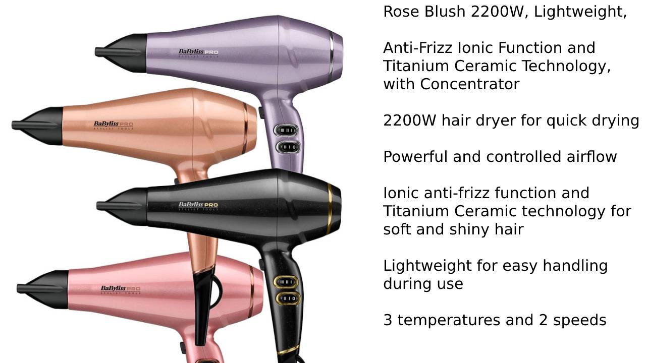 BaByliss 5337PRE Hair Dryer