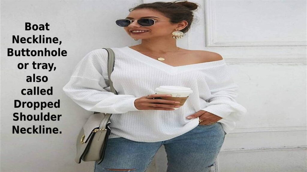 Boat Neckline How to modify the blouse to make it with a boat neck?