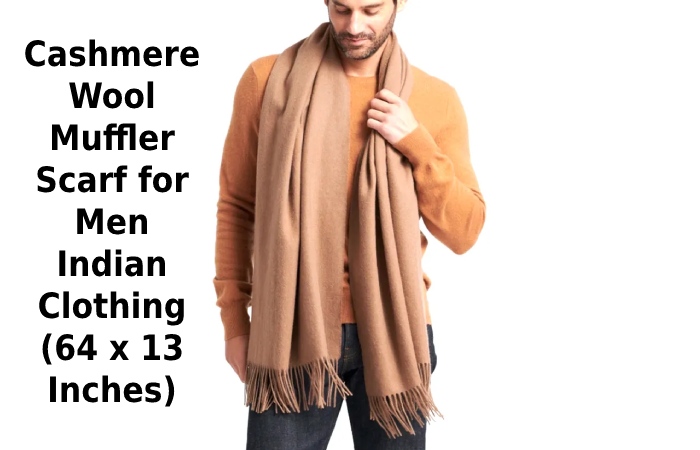 Cashmere Wool Muffler Scarf 