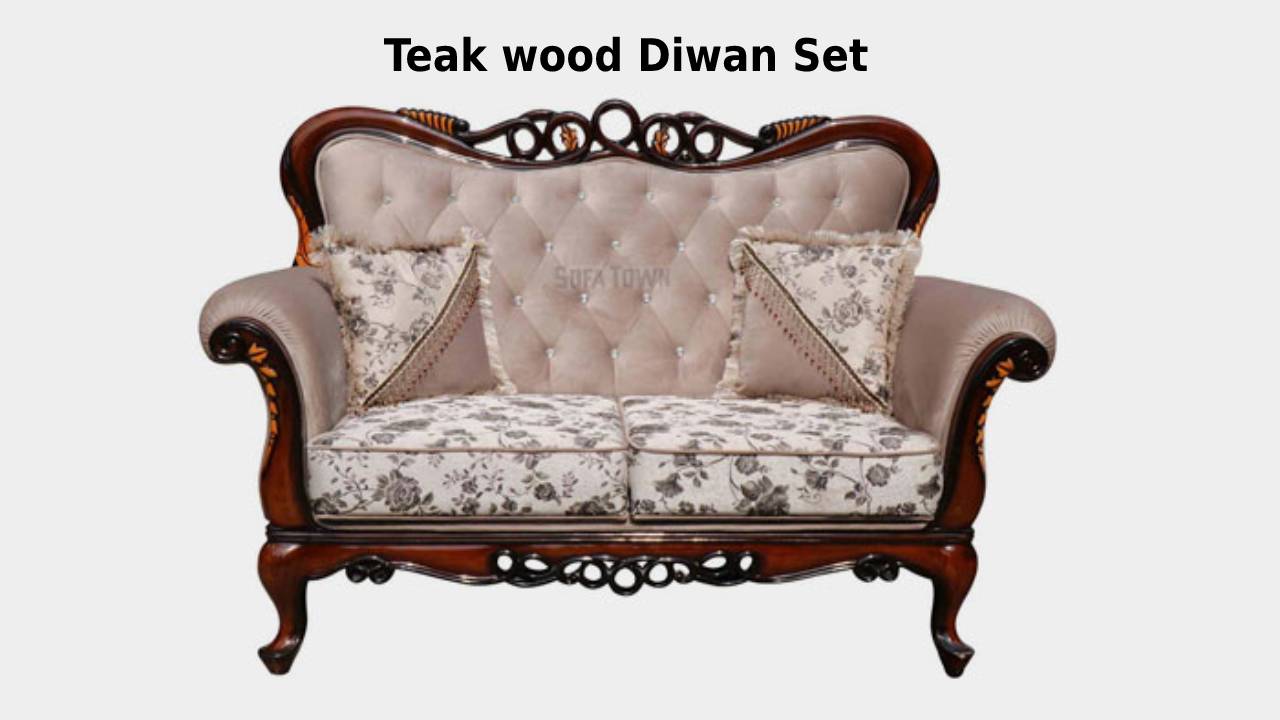 Diwan teak wood Diwan Set