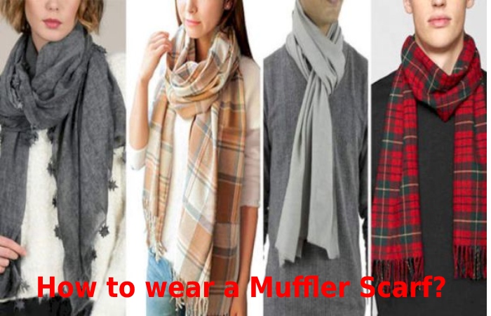 How to wear a Muffler Scarf