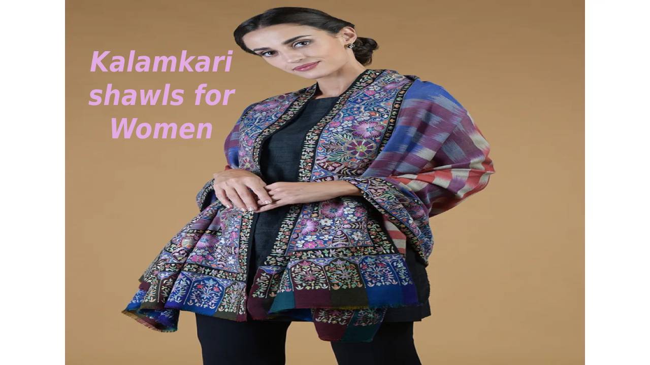 Kalamkari shawls for Women