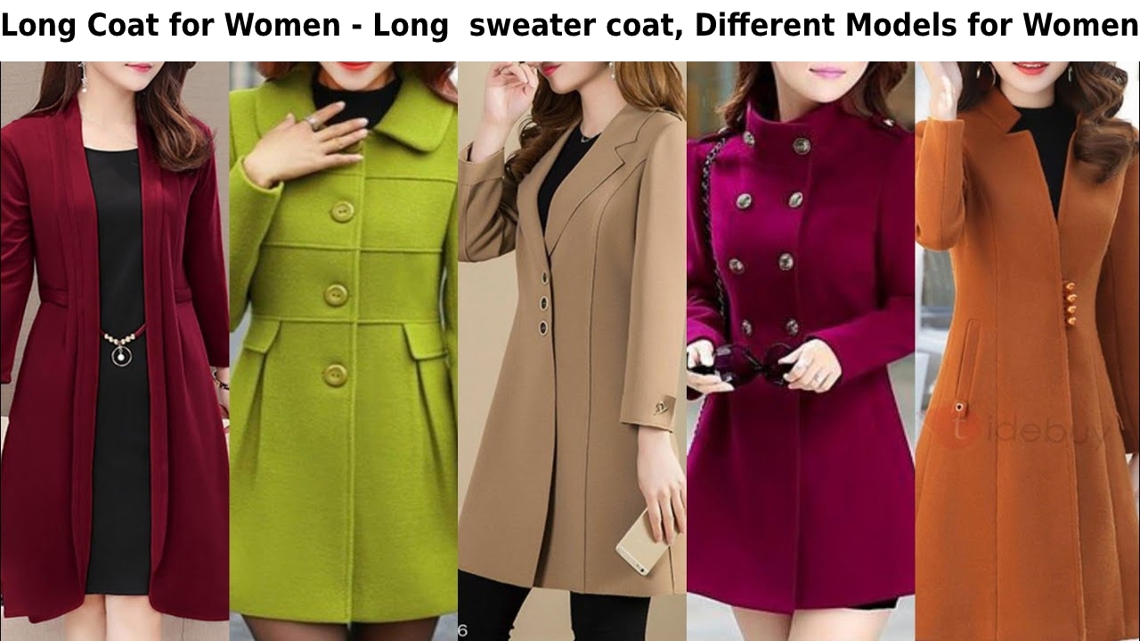  Long Coat for Women – long black sweater coat, Different Models of Long Coat for Women