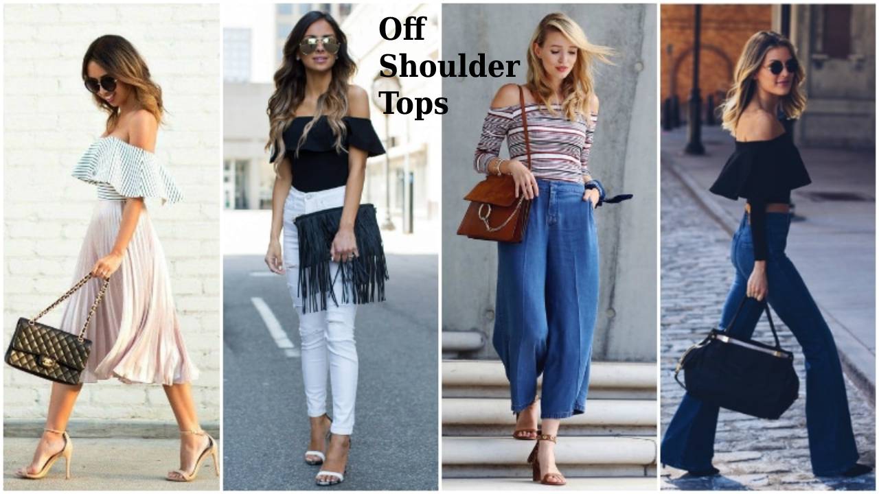Off Shoulder Tops – Rules for wearing off-the-shoulder tops, Bardot neckline