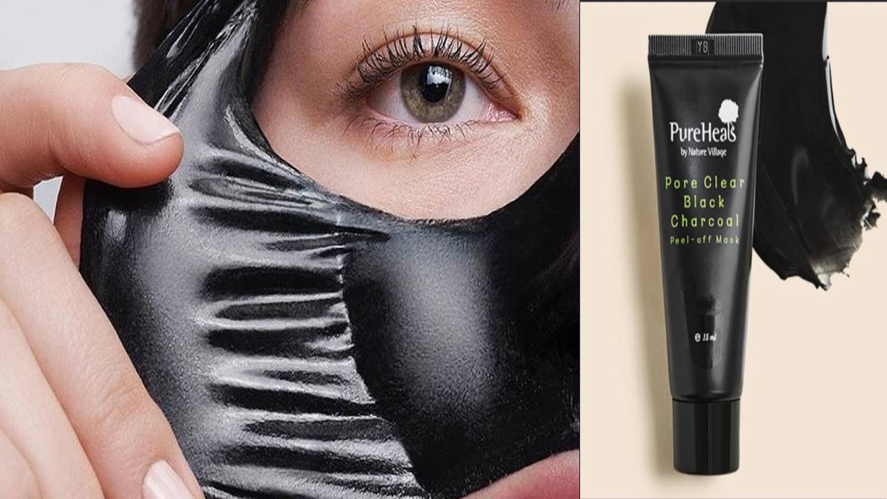 PUREHEALS Pore Clear Black Charcoal Peel Off Mask