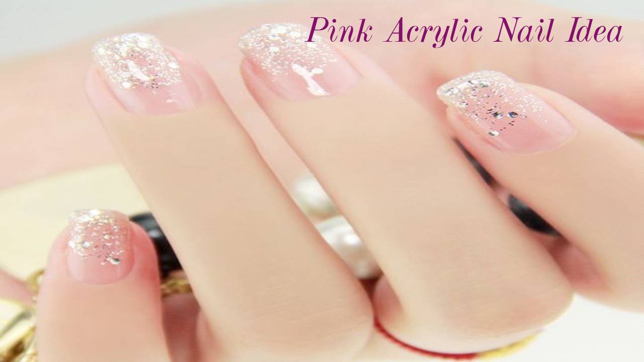 Pink Acrylic Nail Idea