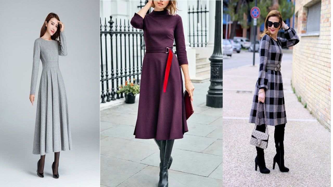  Winter dresses – Dresses wear for bridesmaid, wedding, casual and formal in winter