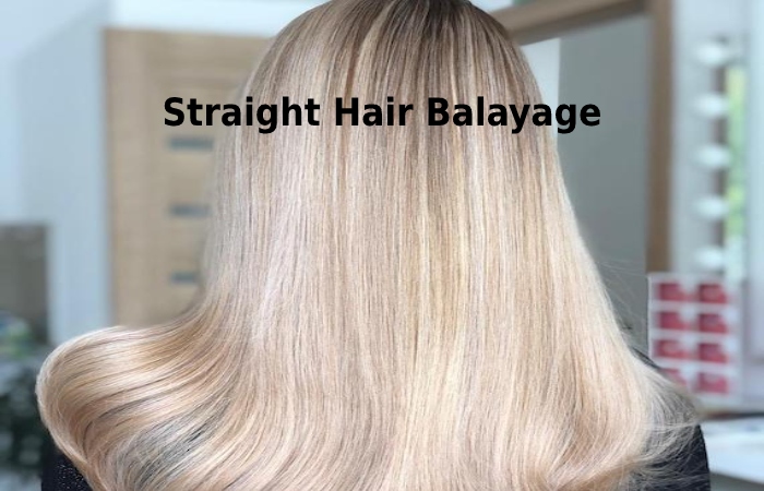 straight hair Balayage