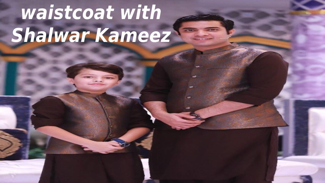 waistcoat with Shalwar Kameez