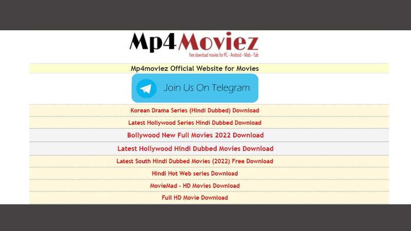Mp4moviez Tech Download latest Hindi South 