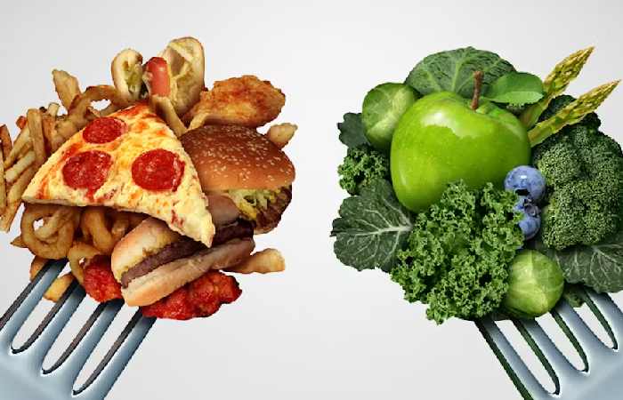 Unhealthy or unbalanced diet