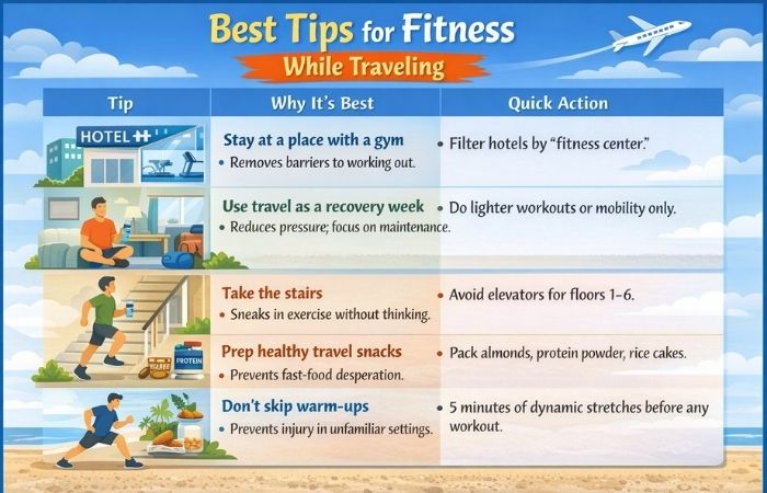 Best Tips for Fitness While Traveling