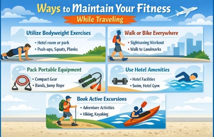 Ways to Maintain Your Fitness While Traveling