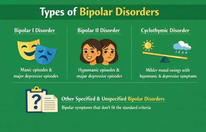 Types of Bipolar Disorders 